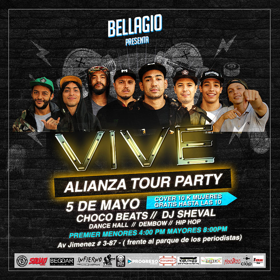 Flyer Vive La Alianza Tour