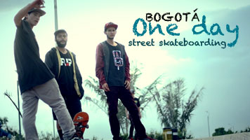 bogota one day street skateboarding
